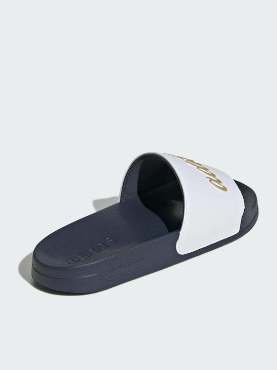 Adilette Shower Slides σε Λευκό Χρώμα