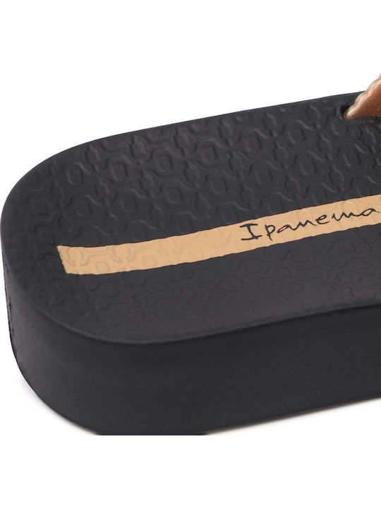 Bossa Soft Women's Flip Flops in Gold Color
