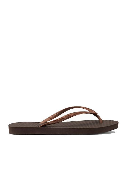 Reef Escape Cocoa Frauen Flip Flops in Gold Farbe