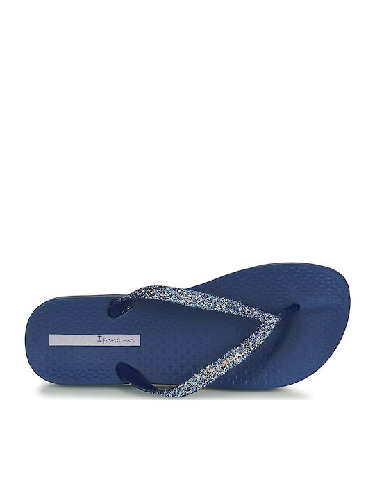 Lolita Women's Flip Flops in Navy Blue Color