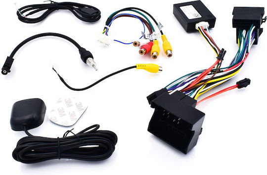 Auto-Audiosystem 2DIN (Bluetooth/USB/WiFi/GPS/Apple-Carplay/Android-Auto) mit Bildschirm 7"
