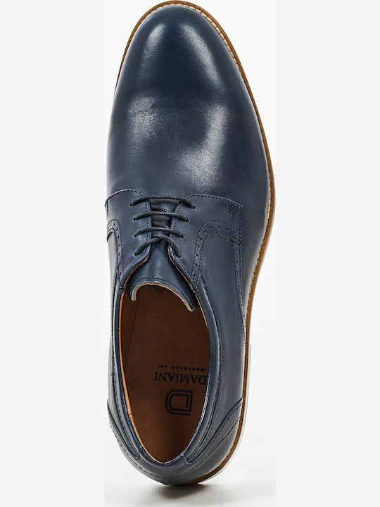 Men's Leather Casual Shoes Blue