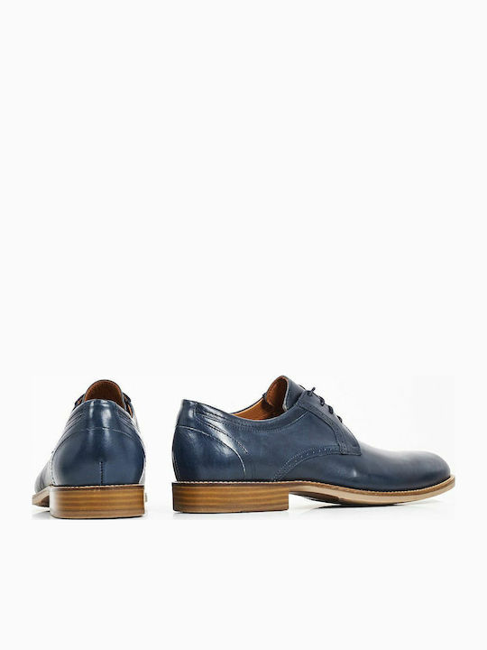 Men's Leather Casual Shoes Blue