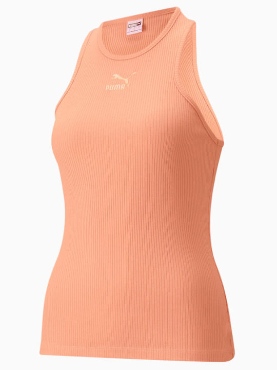 Classics Bluza Damă Fără Mâneci Roz Piersică