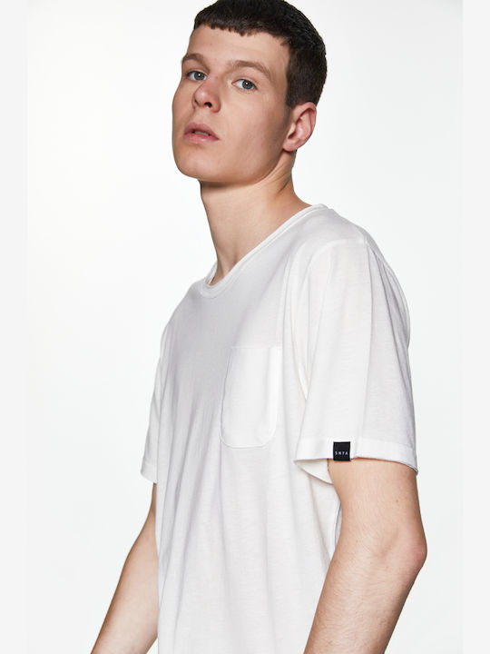 Snta T-shirt with Pocket - White