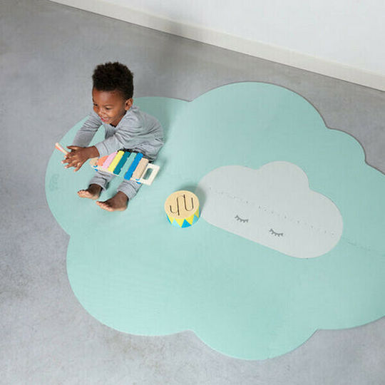 Quut Kinderbodenpuzzle Große Wolke Green 5Stück
