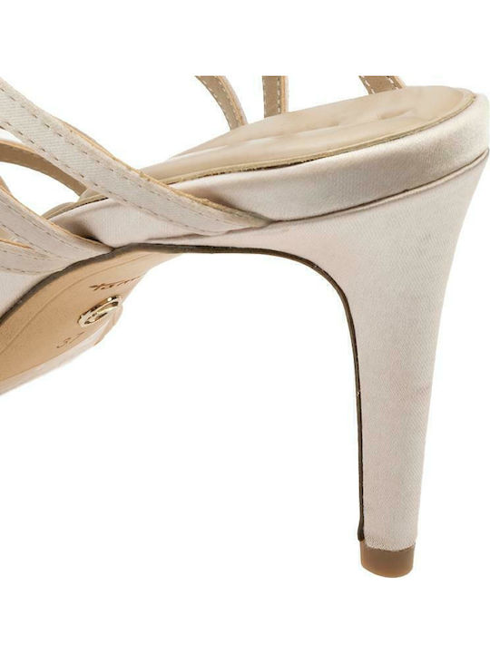 Stoff Sandalen Platinum