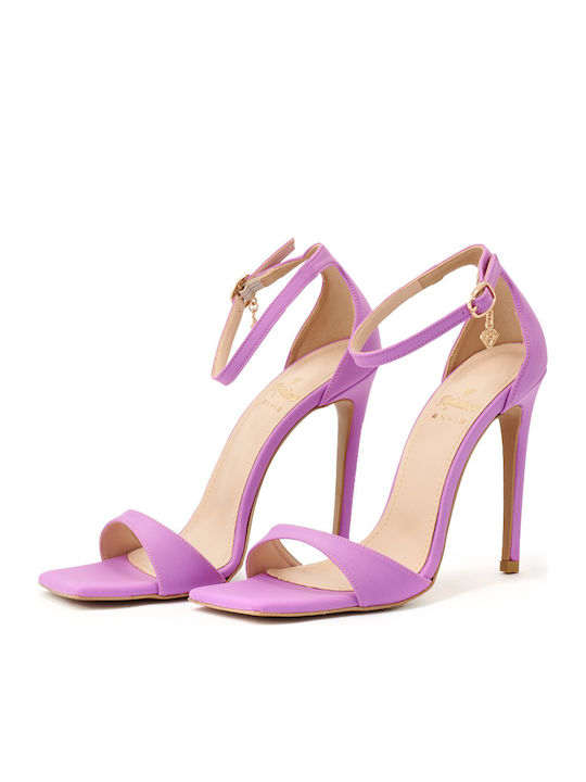 Stilettos Υφασμάτινα Πέδιλα Μωβ