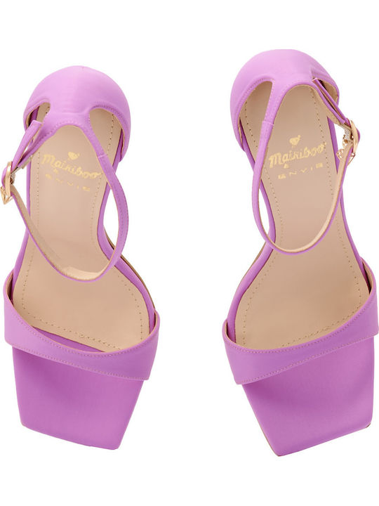 Stilettos Υφασμάτινα Πέδιλα Μωβ