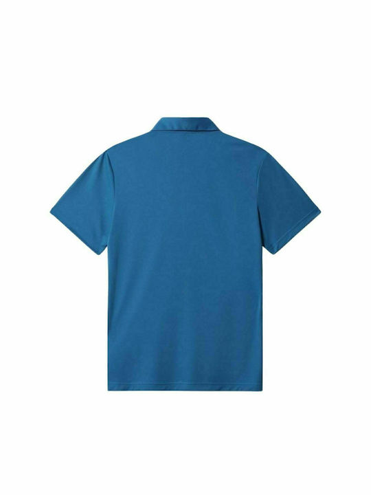 Men's Short Sleeve Blouse Polo Blue