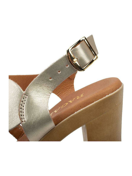 Leather Sandals Silver