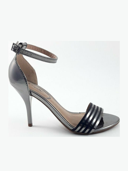 8296-137 Sandalen Silber