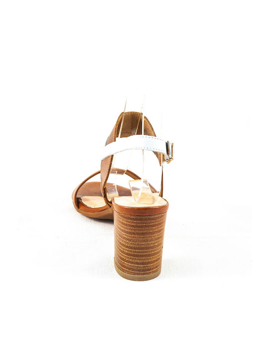Leather Sandals Anatomic Tabac Brown