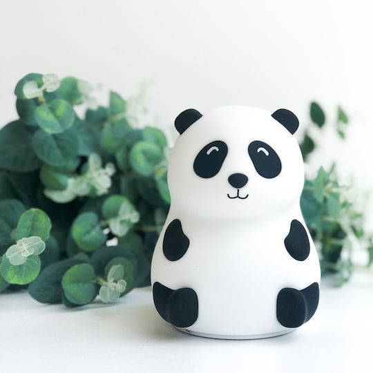 Rabbit & Friends Φωτάκι Νυκτός Panda USB Λευκό