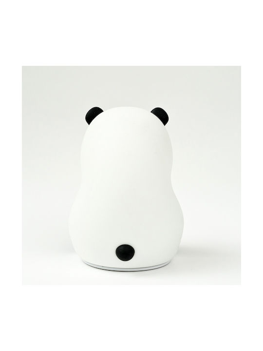 Rabbit & Friends Φωτάκι Νυκτός Panda USB Λευκό