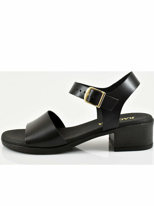 Leder Sandalen Schwarz