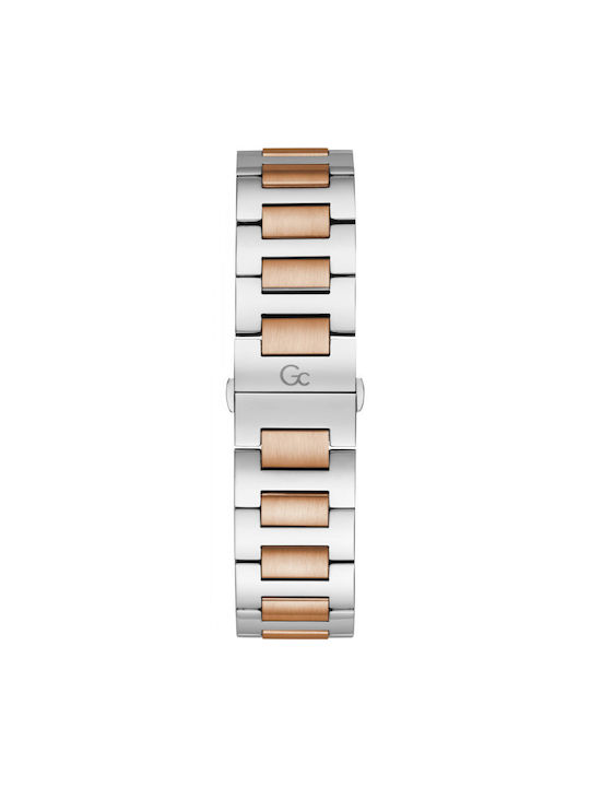 GC Watches Watch Chronograph Battery with Silver Metal Bracelet