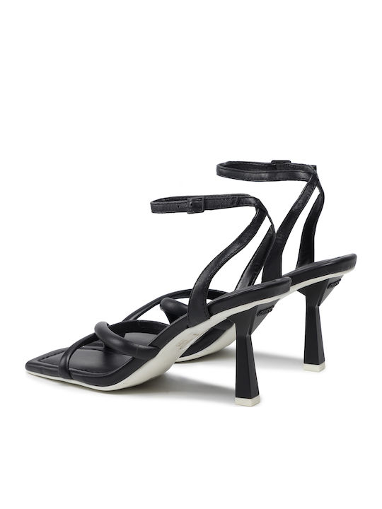 Dezza Din piele Sandale Negre