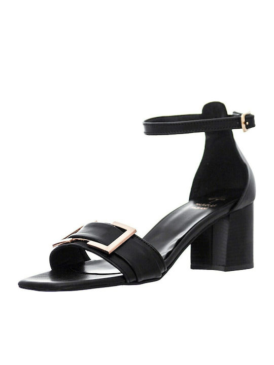 Leather Sandals Black