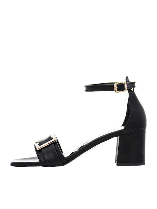 Leather Sandals Black