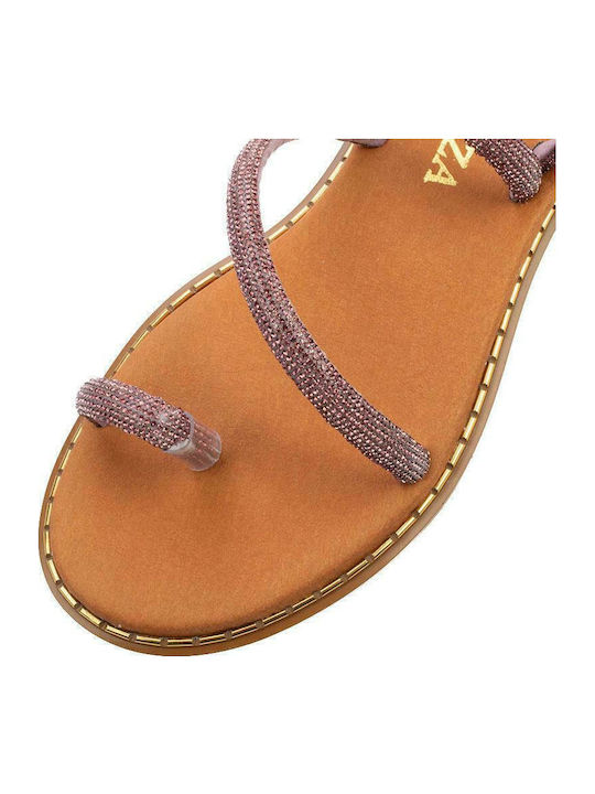 Sandale Casual Damă Anatomici Din Piele Roz