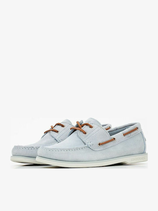 Navigator Women's Boat Shoes in Light Blue Color