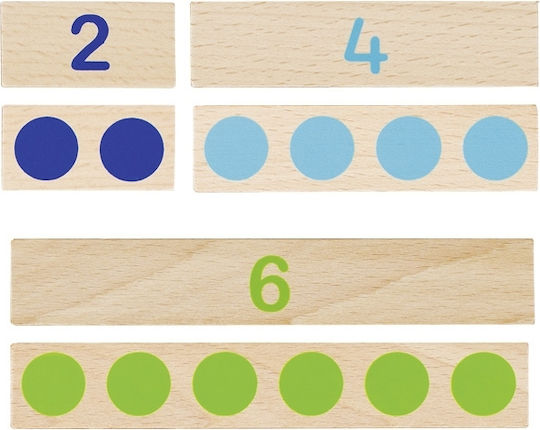 Goki Μαθαίνω να Υπολογίζω Educational Game Knowledge made of Wood for 4+ years old Years Old