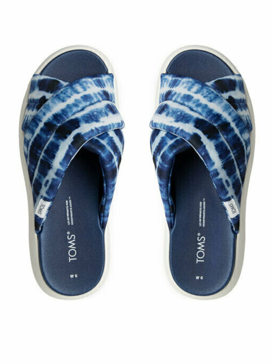 Alpargata Mallow Women's Flat Sandals in Blue Color