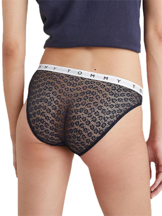 Дамско Слип 3Pack с дантела Navy Blue/Beige/Red