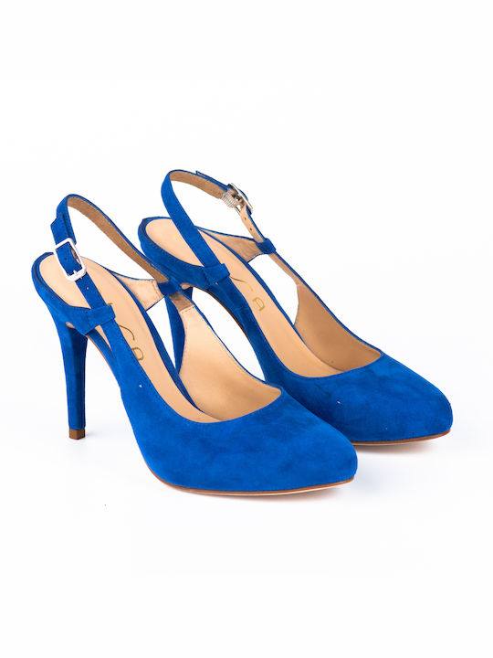 UNISA Blau Electrique Damen Blonde Pumps