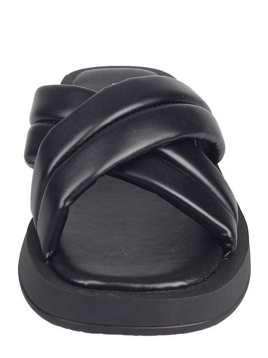 Women's Flat Sandals Flatforms in Black Color