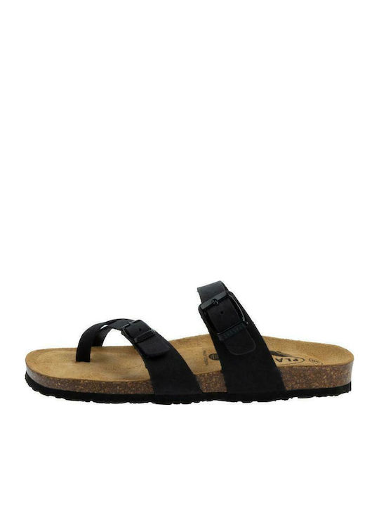 Bombay Leather Women's Flat Sandals Anatomic Bombay Black