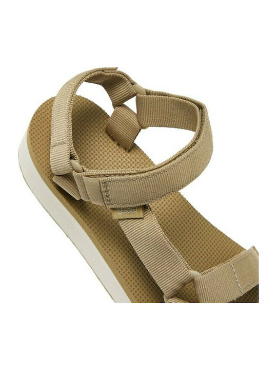 Midform Universal Women's Flat Sandals Anatomic Sporty in Beige Color