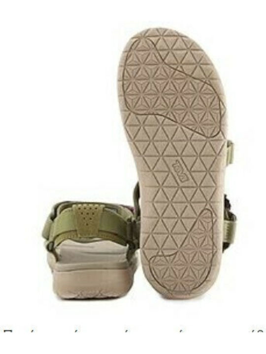 Women's Flat Sandals Anatomic Sporty in Green Color