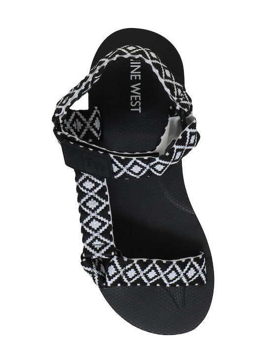 Camping2-A Γυναικεία Σανδάλια Flatforms Μαύρα