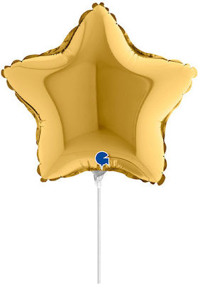 Ballon Folie Stern Gold 23cm