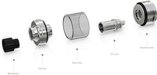Eleaf Melo 4 Atomizor pentru Țigări Electronice 4.5ml 25mm Argint