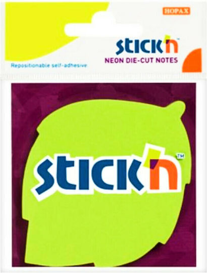 Stick'N Самозалепващи Листчета За Бележки 50 Листа Зелени 7.6x7.6бр Stick'N