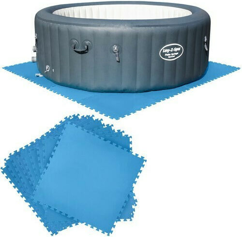 Bestway Υπόστρωμα Πισίνας 8τμχ από Πλαστικό 50x50x50εκ. Μπλε