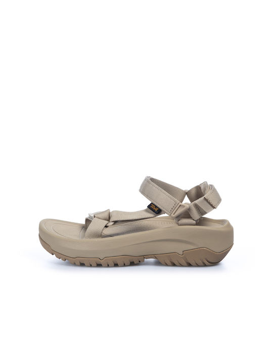 Hurricane Xlt Ampsole 1131270 Women's Flat Sandals Sporty Flatforms in Beige Color