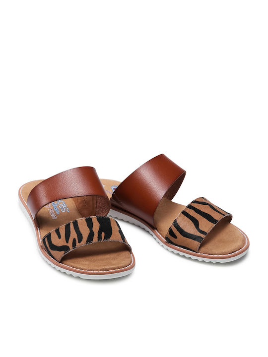 Bobs Desert Kiss Flache Damen Sandalen Braun