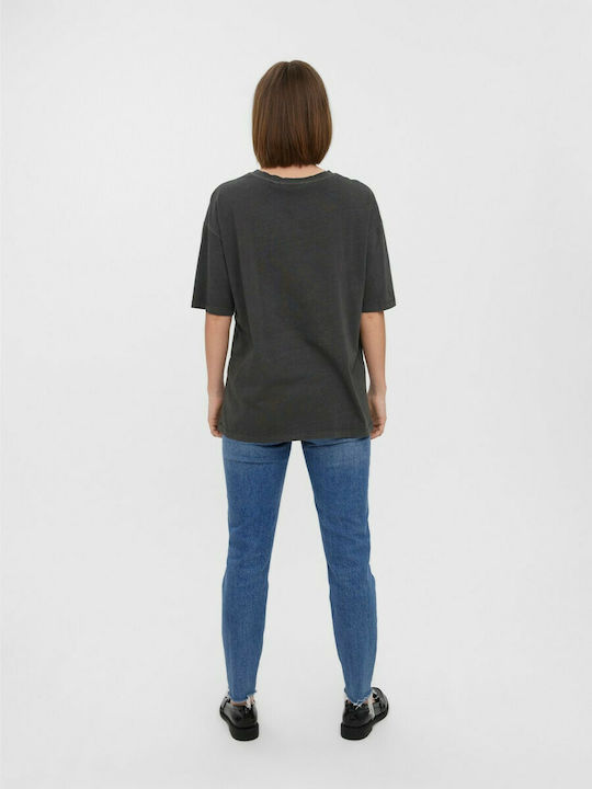 Vero Moda Women's Oversized T-shirt Dark Grey