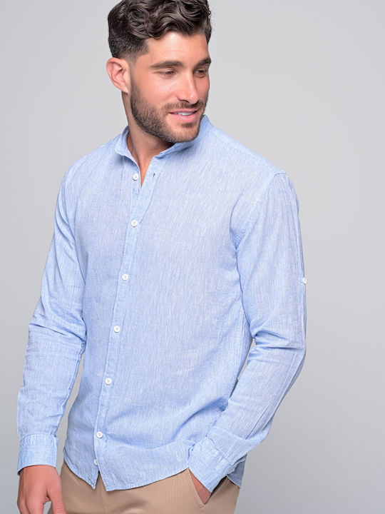 Ben Tailor Reviera Men's Shirt Long Sleeve Cotton Light Blue