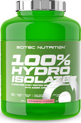 Scitec Nutrition 100% Hydro Isolate Whey Protein Gluten Free with Flavor Strawberry 2kg