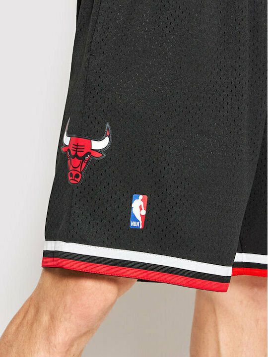 Chicago Bulls Αθλητική Ανδρική Βερμούδα Μαύρη