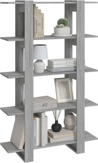 Bibliothek Grau 100x30x160cm