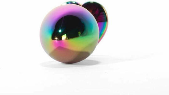 Debranet X-Men Secret Shine Metal Rainbow Heart Anal Plug Small