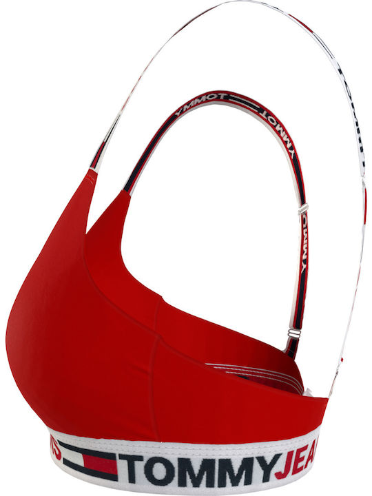 Tommy Hilfiger Women's Bralette Bra Red