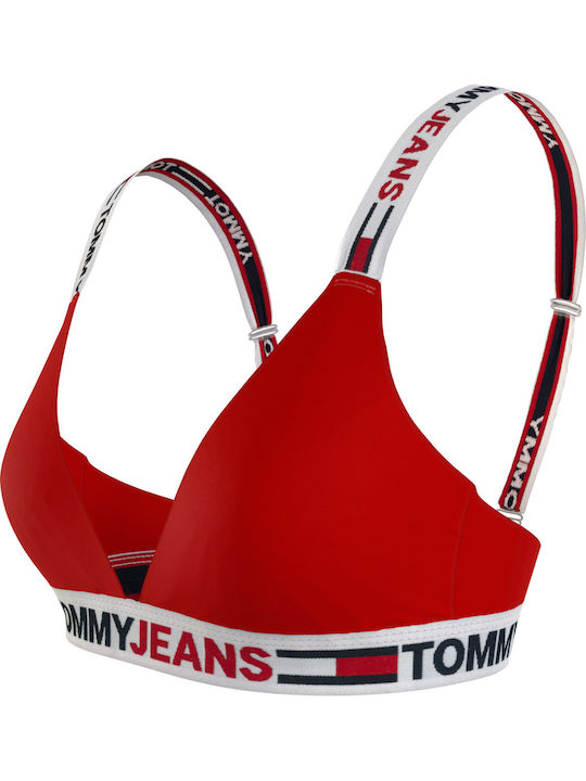 Tommy Hilfiger Women's Bralette Bra Red