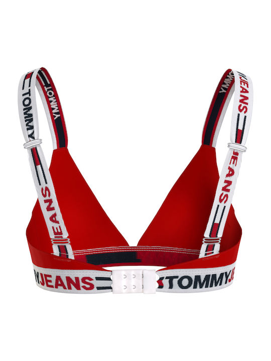 Tommy Hilfiger Women's Bralette Bra Red